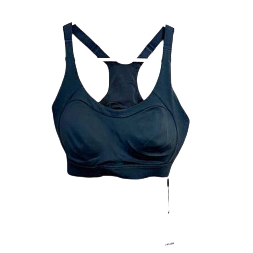 Gymshark Racerback Sports Bra Medium Support Scoop Neck Cut-Out Ash Teal Small